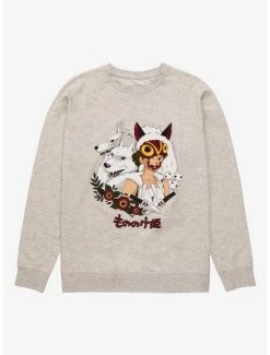Our Universe Studio Ghibli Princess Mononoke San & Wolves Portrait Crewneck - BoxLunch Exclusive