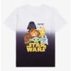 Star Wars Chibi Characters Youth Dip-Dye T-Shirt - BoxLunch Exclusive