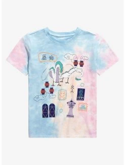 Studio Ghibli Spirited Away Icons Youth Tie-Dye T-Shirt - BoxLunch Exclusive