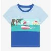 Studio Ghibli Ponyo Sosuke & Ponyo Boat Panel Toddler T-Shirt - BoxLunch Exclusive -BoxLunch Shop 17076370 hi