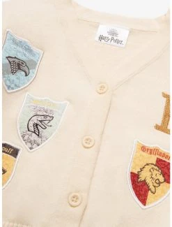 Harry Potter Hogwarts House Crests Toddler Cardigan - BoxLunch Exclusive -BoxLunch Shop 17174328 av2