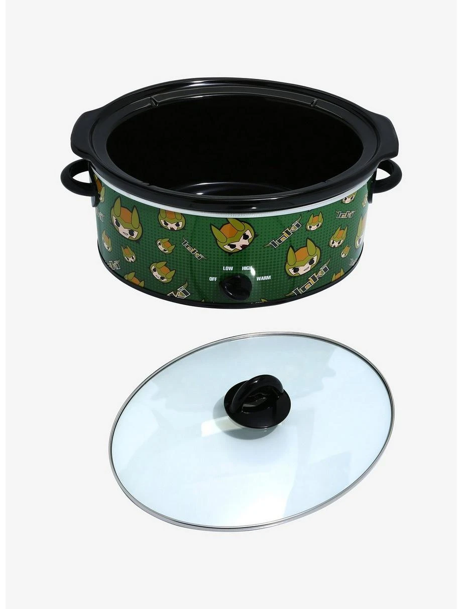 Marvel Loki Chibi Loki 7-Quart Slow Cooker - BoxLunch Exclusive 4 Marvel Loki Chibi Loki 7-Quart Slow Cooker - BoxLunch Exclusive - Image 2