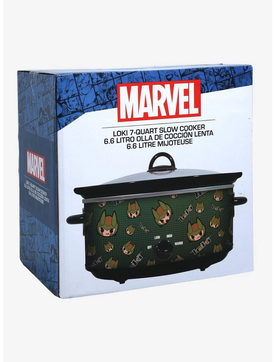 Marvel Loki Chibi Loki 7-Quart Slow Cooker - BoxLunch Exclusive 6 Marvel Loki Chibi Loki 7-Quart Slow Cooker - BoxLunch Exclusive - Image 4