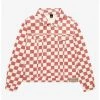 Disney Lady And The Tramp Tony's Restaurant Checkered Denim Jacket - BoxLunch Exclusive -BoxLunch Shop 17225729 hi