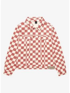 Disney Lady And The Tramp Tony's Restaurant Checkered Denim Jacket - BoxLunch Exclusive