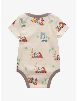 Disney Pixar Ratatouille Remy & Emile Scenic Allover Print Infant One-Piece - BoxLunch Exclusive -BoxLunch Shop 17229060 av1