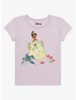 Disney The Princess And The Frog Princess Tiana & Flowers Toddler T-Shirt - BoxLunch Exclusive