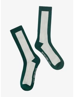 Harry Potter Slytherin Serpent Mascot Crew Socks - BoxLunch Exclusive -BoxLunch Shop 17259060 av1