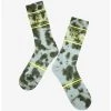 Avatar: The Last Airbender Earthbending Symbol Tie-Dye Crew Socks - BoxLunch Exclusive -BoxLunch Shop 17259074 hi