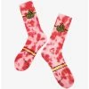 Avatar: The Last Airbender Firebending Symbol Tie-Dye Crew Socks - BoxLunch Exclusive -BoxLunch Shop 17259076 hi