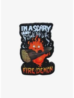 Studio Ghibli Howl's Moving Castle Calcifer Fire Demon Enamel Pin - BoxLunch Exclusive