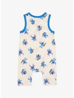 Our Universe Disney Lilo & Stitch Stitch Music Allover Print Infant Romper - BoxLunch Exclusive -BoxLunch Shop 17299785 av1