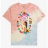 Disney Pocahontas Follow My Path Floral Youth Tie-Dye T-Shirt - BoxLunch Exclusive -BoxLunch Shop 17356618 hi