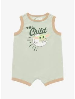 Star Wars The Mandalorian The Child Infant Basketball Jersey Romper - BoxLunch Exclusive