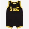 DC Comics Batman Gotham Infant Basketball Jersey Romper - BoxLunch Exclusive -BoxLunch Shop 17358176 hi