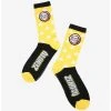 Demon Slayer: Kimetsu No Yaiba Zenitsu Patterned Socks - BoxLunch Exclusive -BoxLunch Shop 17358211 hi