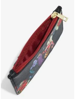 Disney Villains Group Portrait Floral Cardholder - BoxLunch Exclusive -BoxLunch Shop 17368836 av2