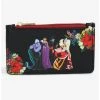 Disney Villains Group Portrait Floral Cardholder - BoxLunch Exclusive -BoxLunch Shop 17368836 hi