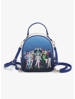 Pretty Guardian Sailor Moon Sailor Guardians & Black Moon Reversible Mini Backpack - BoxLunch Exclusive -BoxLunch Shop 17398822 av1