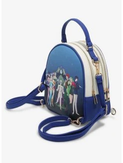 Pretty Guardian Sailor Moon Sailor Guardians & Black Moon Reversible Mini Backpack - BoxLunch Exclusive -BoxLunch Shop 17398822 av2