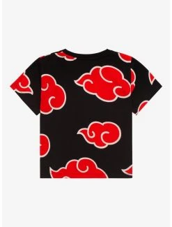 Naruto Shippuden Akatsuki Clouds Allover Print Toddler T-Shirt - BoxLunch Exclusive -BoxLunch Shop 17543975 av1