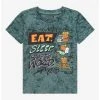 Marvel Guardians Of The Galaxy Groot Eat Sleep Tie-Dye Toddler T-Shirt - BoxLunch Exclusive -BoxLunch Shop 17544714 hi