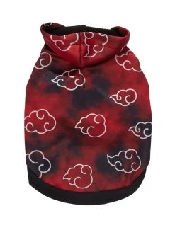 Naruto Shippuden Akatsuki Clouds Tie-Dye Pet Hoodie - BoxLunch Exclusive -BoxLunch Shop 17667121 av1