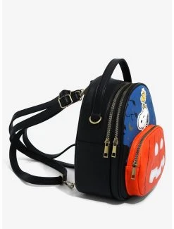 Peanuts Snoopy & Woodstock The Great Pumpkin Convertible Light-Up Mini Backpack - BoxLunch Exclusive -BoxLunch Shop 17669782 av2