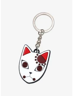 Demon Slayer: Kimetsu No Yaiba Tanjiro Kamado Warding Mask Keychain - BoxLunch Exclusive