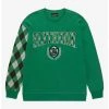Harry Potter Slytherin Argyle Crewneck - BoxLunch Exclusive -BoxLunch Shop 17786802 hi