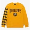 Harry Potter Hufflepuff Argyle Crewneck - BoxLunch Exclusive -BoxLunch Shop 17786811 hi