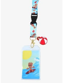 Loungefly Marvel Guardians Of The Galaxy Little Groot Beach Lanyard - BoxLunch Exclusive -BoxLunch Shop 17898208 av1