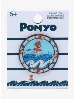 Loungefly Studio Ghibli Ponyo Circular Frame Enamel Pin - BoxLunch Exclusive -BoxLunch Shop 17903796 av1
