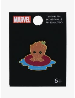 Loungefly Marvel Guardians Of The Galaxy Baby Groot Tube Float Enamel Pin - BoxLunch Exclusive -BoxLunch Shop 17903800 av1