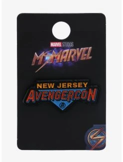 Marvel Ms. Marvel New Jersey Avengercon Logo Enamel Pin - BoxLunch Exclusive -BoxLunch Shop 18053862 av1