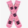 Sailor Moon Luna & Artemis Crew Socks - BoxLunch Exclusive