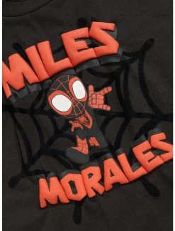 Marvel Spider-Man Miles Morales Web Toddler T-Shirt - BoxLunch Exclusive -BoxLunch Shop 18246990 av2