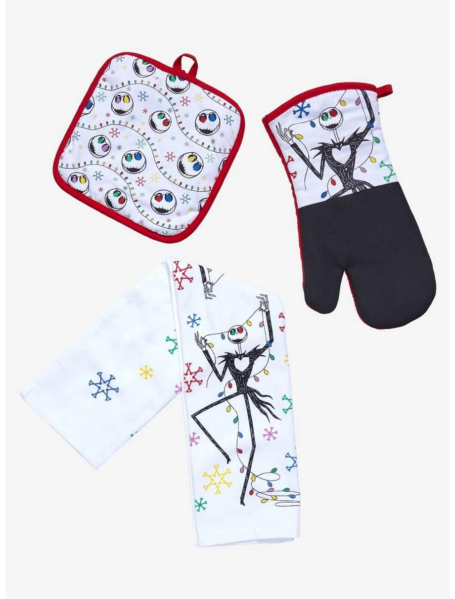 Disney The Nightmare Before Christmas Jack Skellington & Holiday Lights Kitchen Set - BoxLunch Exclusive 3 Disney The Nightmare Before Christmas Jack Skellington & Holiday Lights Kitchen Set - BoxLunch Exclusive