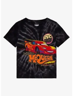 Disney Pixar Cars Lightning McQueen Tie-Dye Toddler T-Shirt - BoxLunch Exclusive