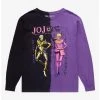 JoJo's Bizarre Adventure Golden Wind & Giorno Portraits Split-Dye Long Sleeve T-Shirt - BoxLunch Exclusive -BoxLunch Shop 18320801 hi