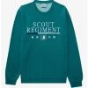 Attack On Titan Scout Regiment Collegiate Crewneck - BoxLunch Exclusive -BoxLunch Shop 18321771 hi
