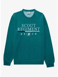 Attack On Titan Scout Regiment Collegiate Crewneck - BoxLunch Exclusive