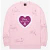 Disney Princess Once Upon A Time Heart Crewneck - BoxLunch Exclusive -BoxLunch Shop 18397224 hi