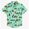 Our Universe Disney A Goofy Movie Camping Scenes Toddler Woven Button-Up - BoxLunch Exclusive -BoxLunch Shop 18514997 hi