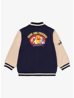 Disney Winnie The Pooh Pooh & Friends Toddler Varsity Jacket - BoxLunch Exclusive -BoxLunch Shop 18515002 av1