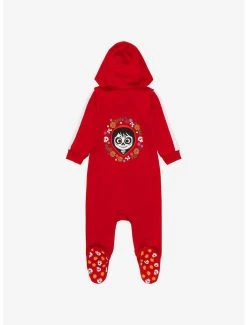 Disney Pixar Coco Miguel’s Hoodie Replica Hooded Infant One-Piece - BoxLunch Exclusive -BoxLunch Shop 18515012 av1