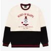 Disney Villains Alice In Wonderland Queen Of Hearts Panel Crewneck - BoxLunch Exclusive -BoxLunch Shop 18523885 hi