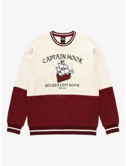 Disney Peter Pan Captain Hook Panel Crewneck - BoxLunch Exclusive