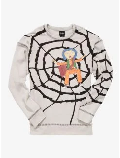 Coraline Trapped In A Web Crewneck - BoxLunch Exclusive