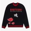 Naruto Shippuden Akatsuki Kanji Crewneck - BoxLunch Exclusive -BoxLunch Shop 18671147 hi
